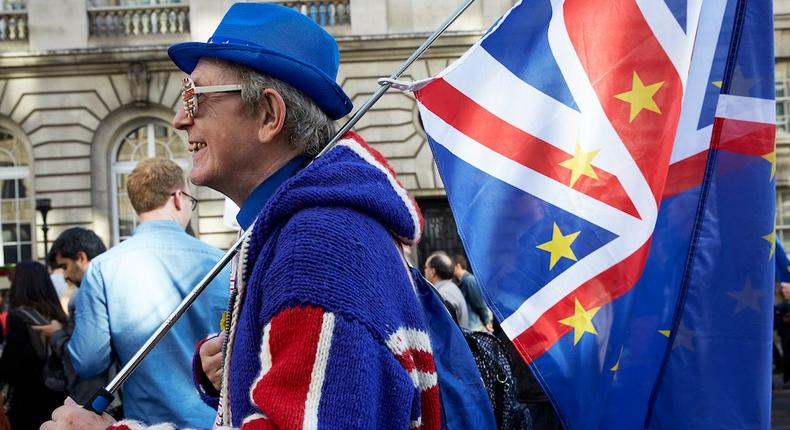 Brexit People's Vote protest