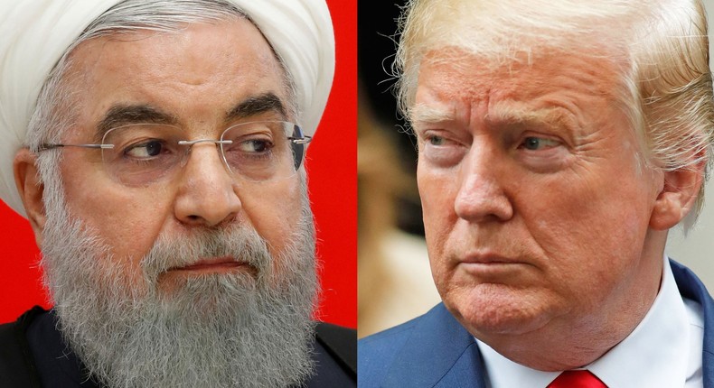 rouhani donald trump iran us war conflict