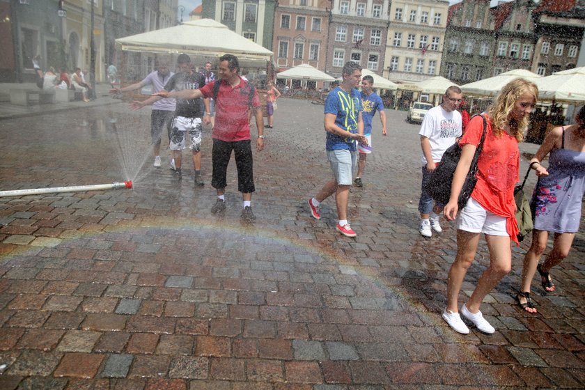 Kurtyny chłodzą poznaniaków