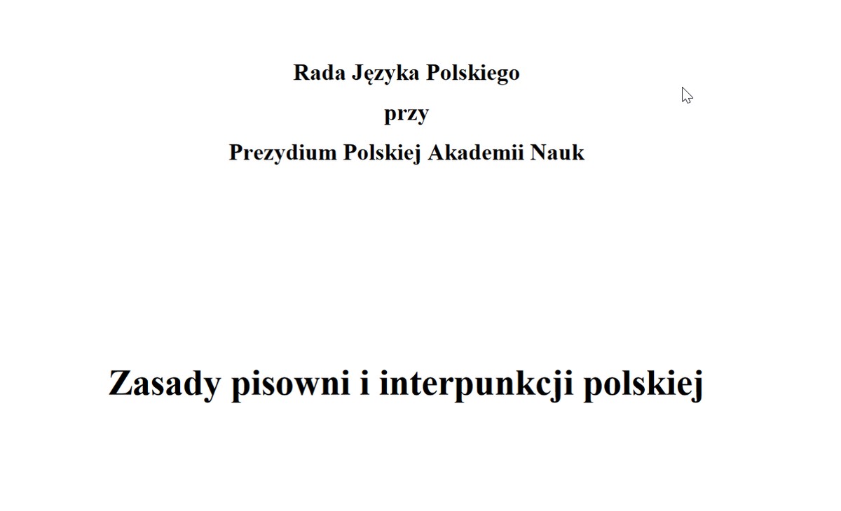 WAŻNE! RJP ogłasza 11 nowych zasad w ortografii [PDF]. Co z tym zrobi min. edukacji B. Nowacka? [program, podręczniki, matura, egzamin ósmoklasisty]