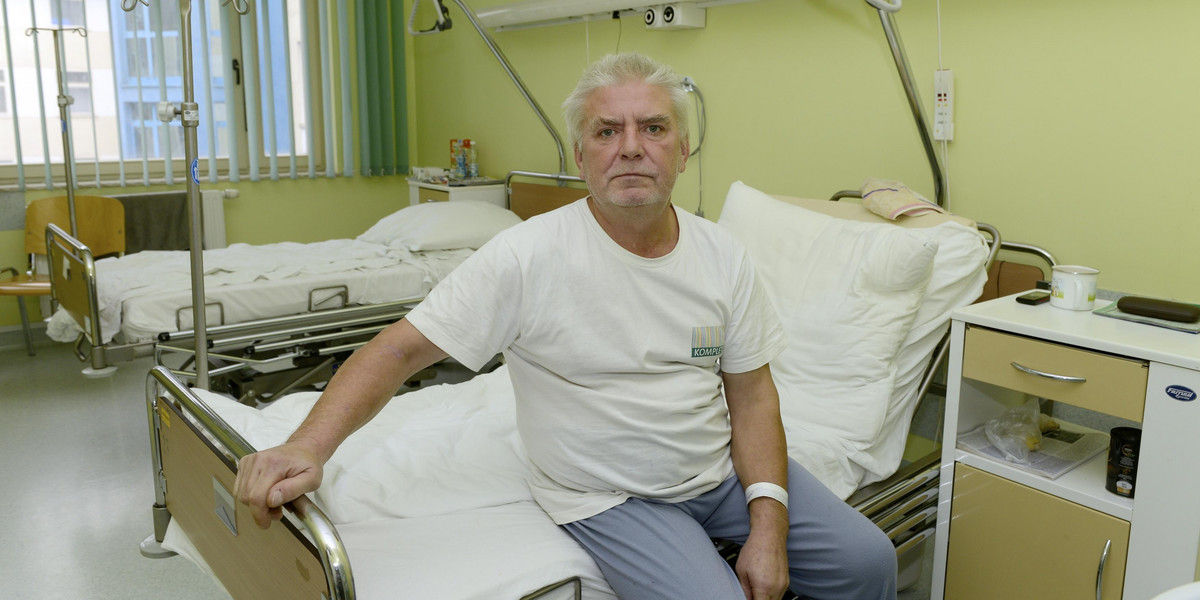 Mirosław Racjan (53 l.), pacjent USK