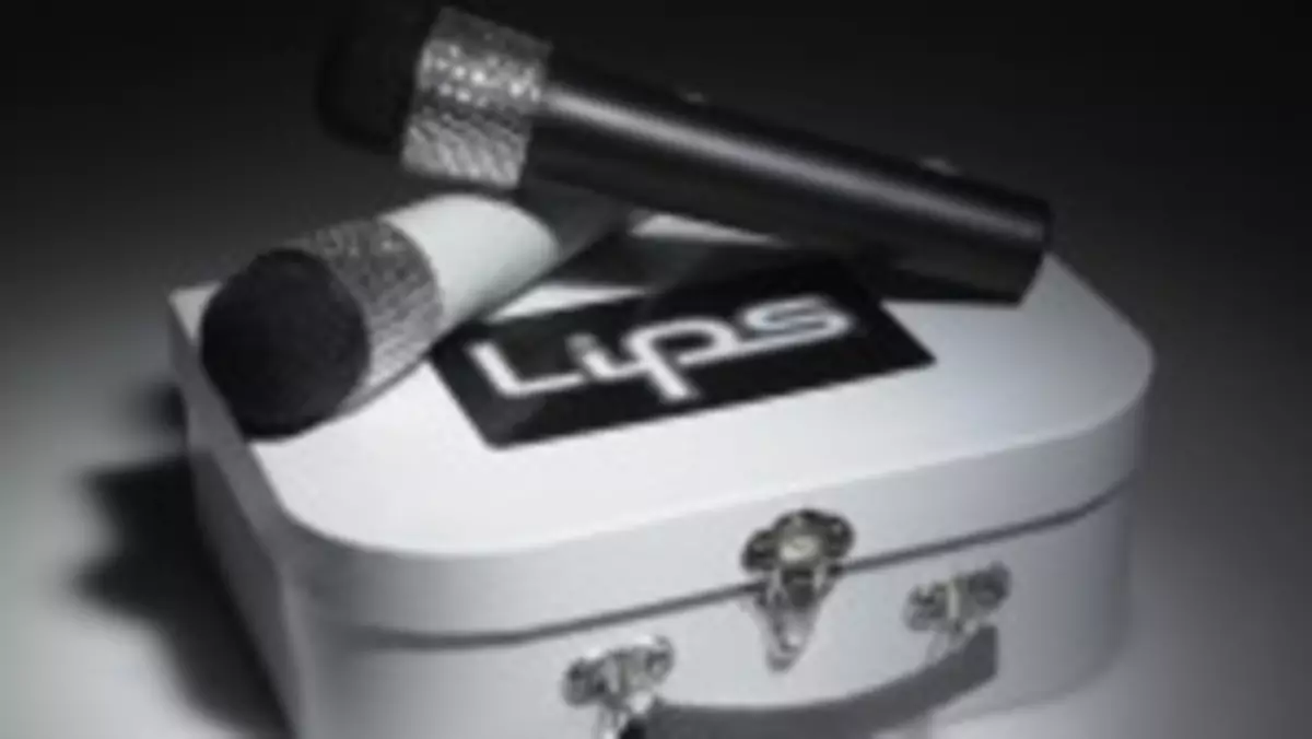 Mikrofony dla Lips z kryształami Swarovskiego