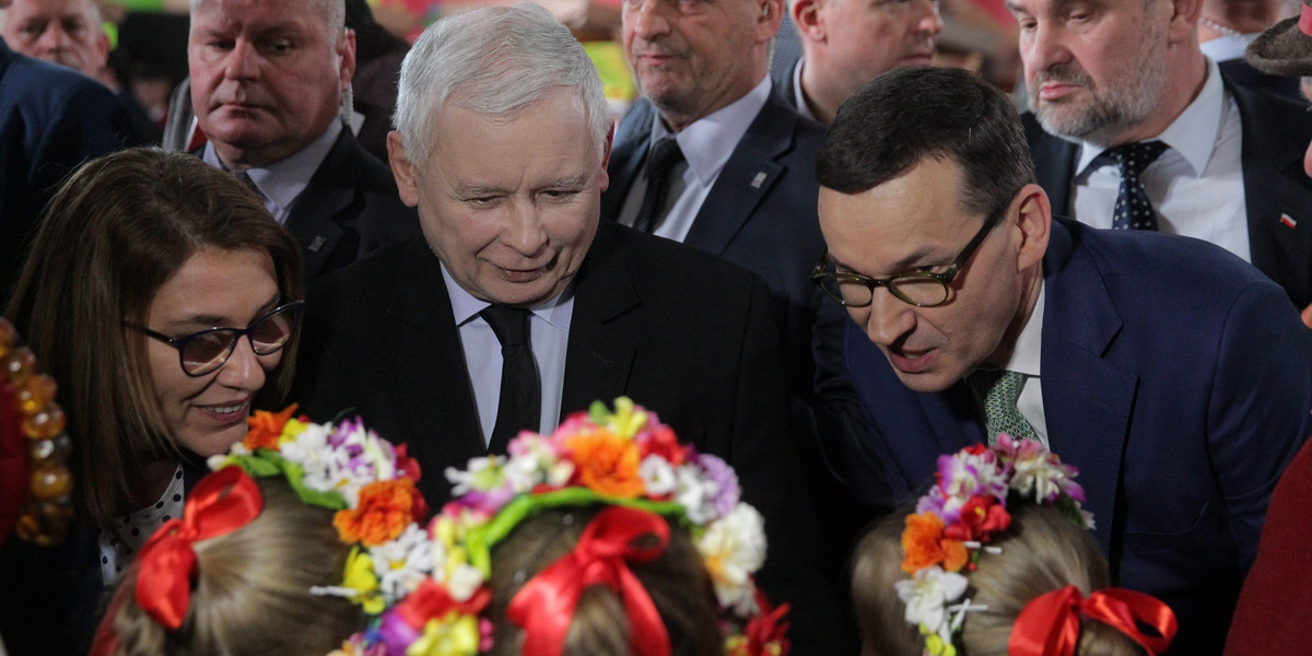 Jarosław Kaczyński w Kadzidle