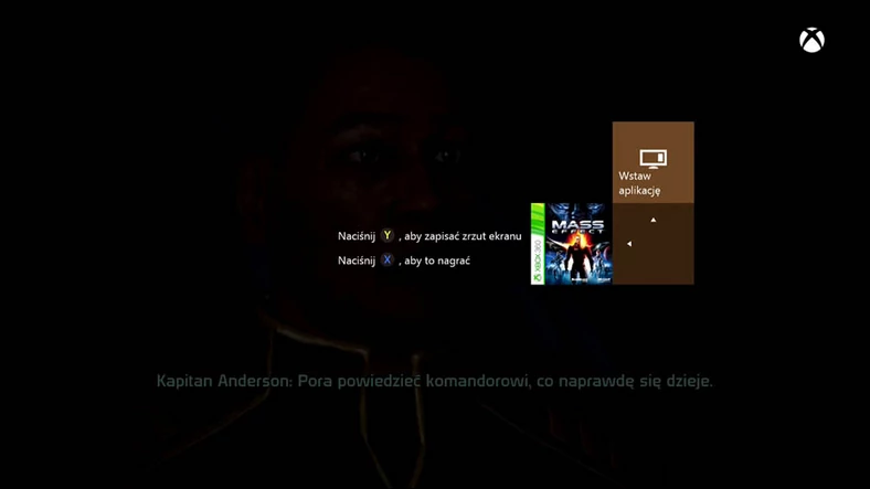 Z gier z Xboksa 360 można na Xboksie One zgrywać klipy i zapisywać zrzuty ekranu