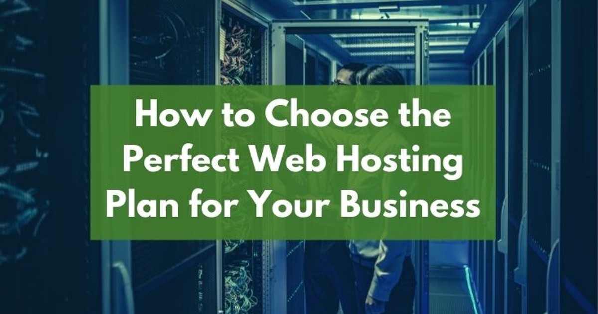 How to choose the perfect web hosting plan for your business