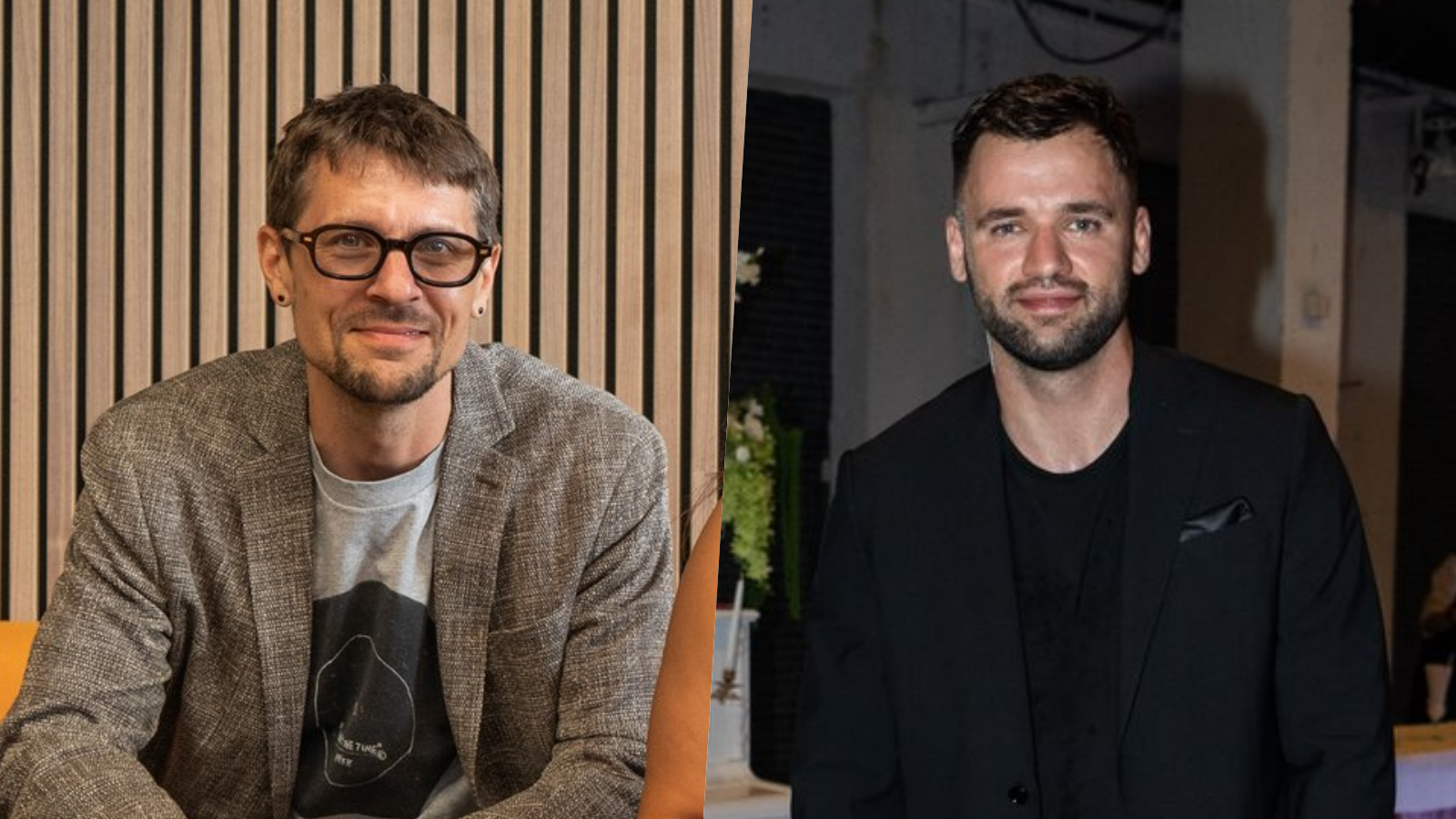 Herec Juraj Loj a influencer Filip Sulík.