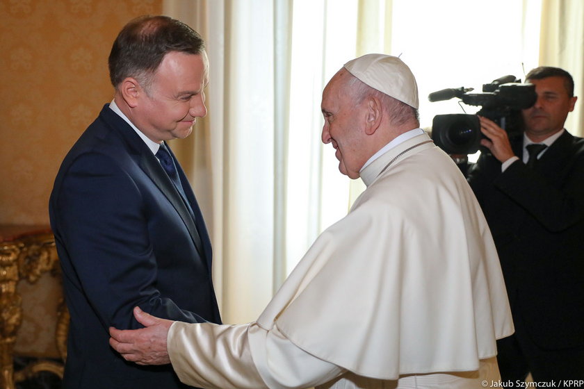 Prezydent Andrzej Duda (50 l.) u papieża Franciszka 29 marca tego roku