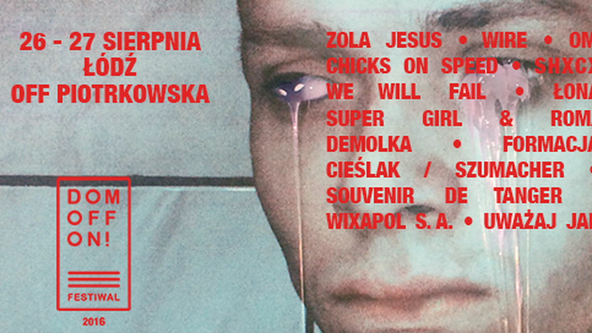 W dniach 26-27 sierpnia w Łodzi odbędzie się druga edycja Domoffon Festiwal. Na imprezie zrzeszającej artystów z kręgu muzyki alternatywnej i hip-hopowej wystąpią w tym roku m.in. Zola Jesus, Chicks on Speed czy Wire. Miejscem imprezy będzie pofabryczna przestrzeń kompleksu Off Piotrkowska.