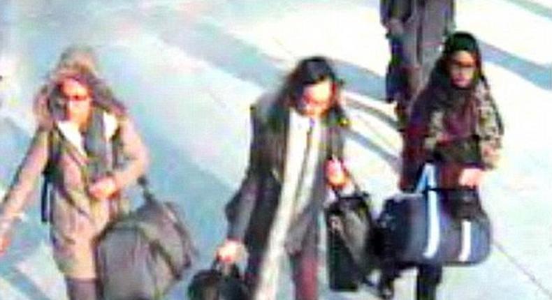 Three 'jihadi brides' are said to have escaped from their husbands in Mosul, according to a source -leading to speculation it could be the three classmates from east London, who ran away in February