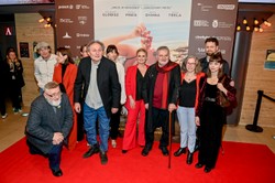 Premiera filmu "Prawdziwe życie aniołów". Krzysztof Globisz wraca na salony [FOTO]