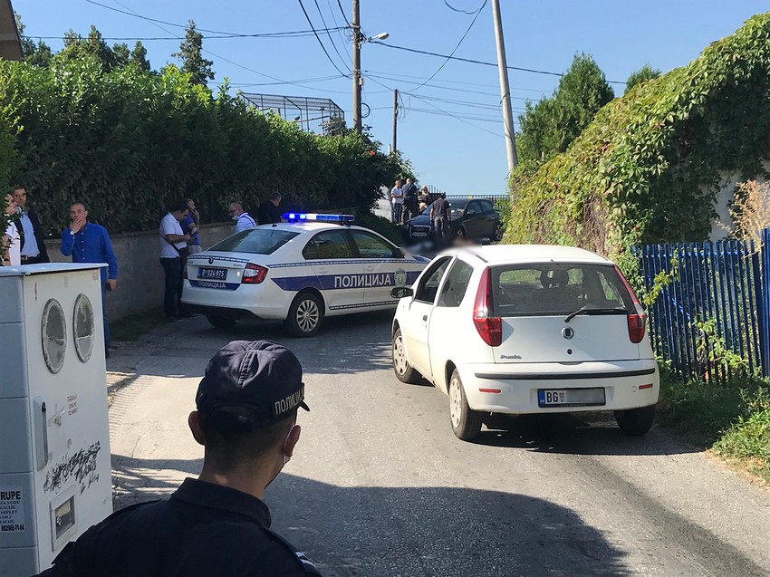 Uviđaj nakon ubistva u Kaluđerici