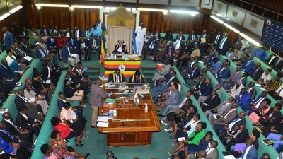 The Ugandan Parliament.AP Photo/Ronald Kabuubi
