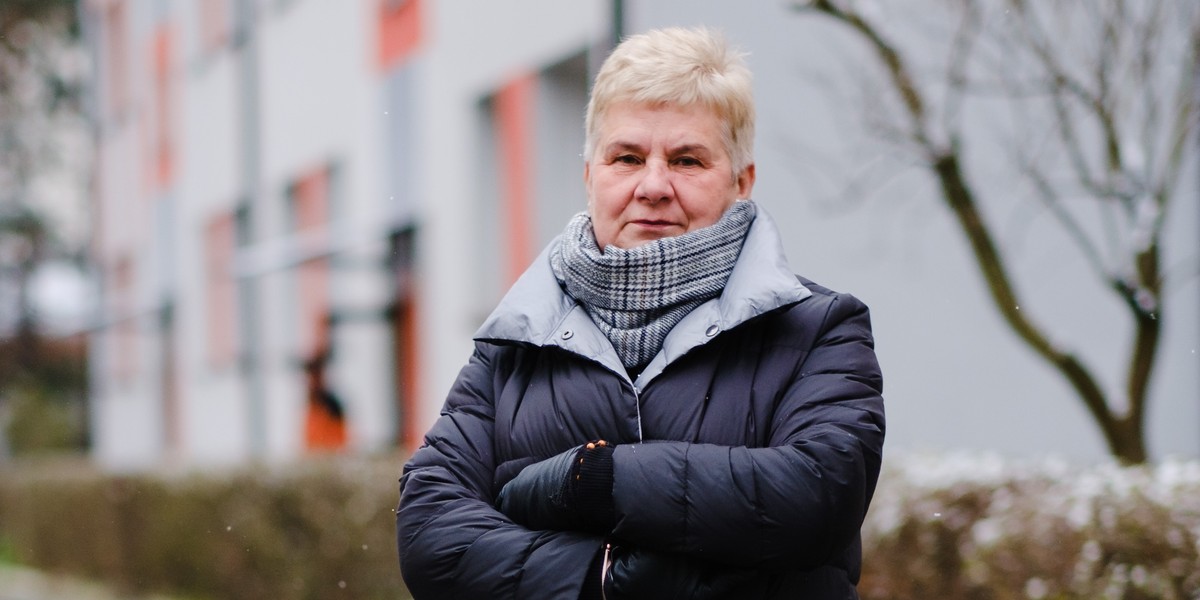 Agata Kowalczyk szefowa Stowarzyszenia Wdów i Sierot Górniczych. 