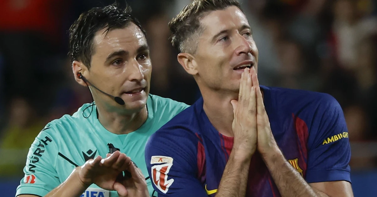 Robert Lewandowski poobijany w meczu z Getafe. Rywale nie przebierali w środkach