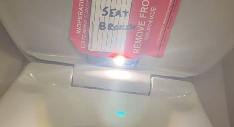 A family says that their teen daughter discovered a cellphone taped to the insight of a toilet seat on an American Airlines flight on September 3, 2023.Lewis & Llewellyn LLP