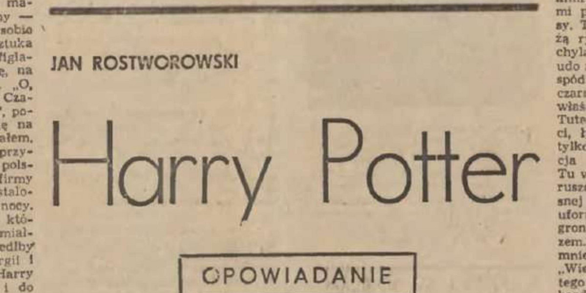 Harry'ego Pottera wymyślił Polak!