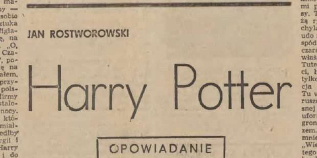 Harry'ego Pottera wymyślił Polak!