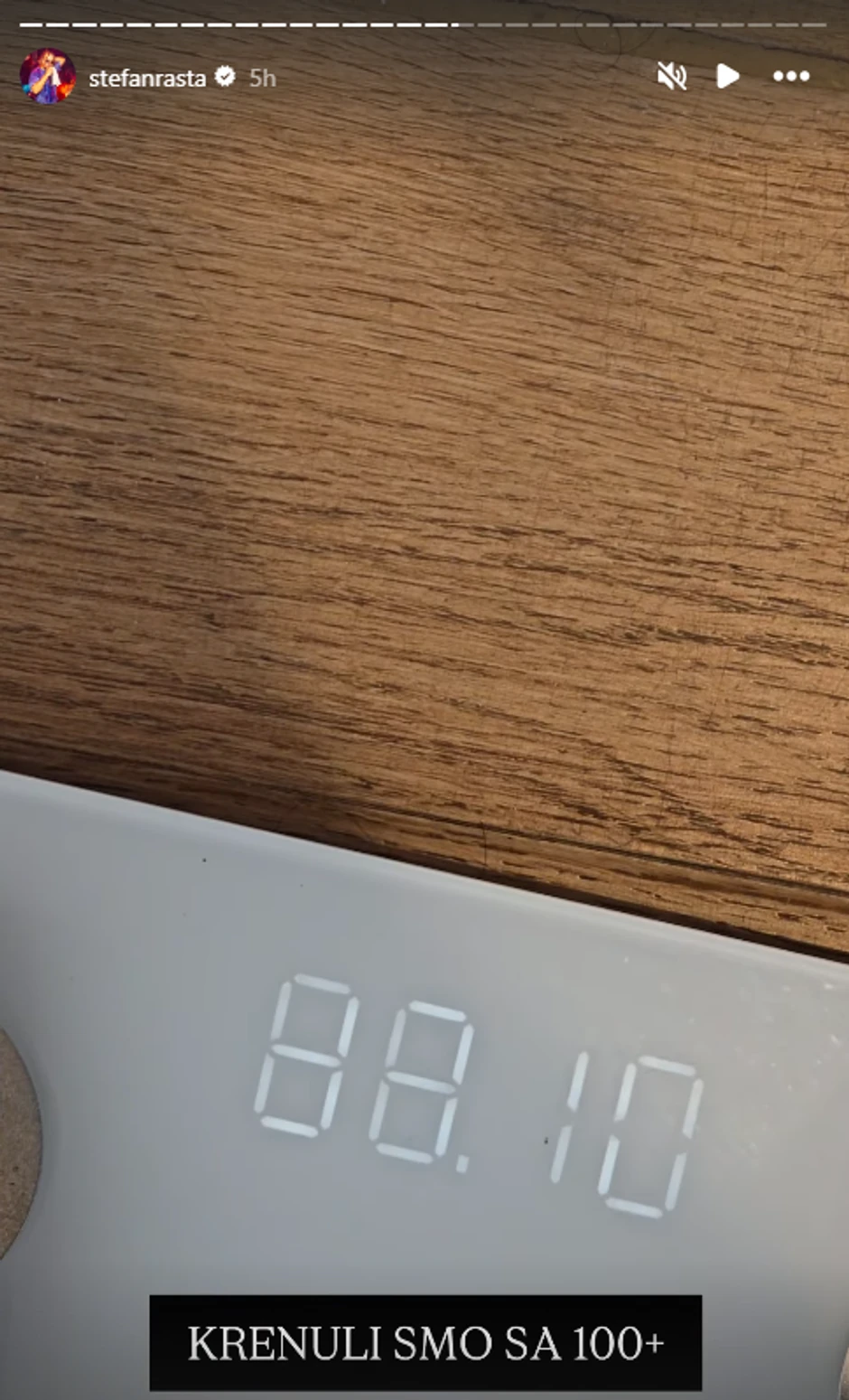 Rasta smršao više od 12 kilograma