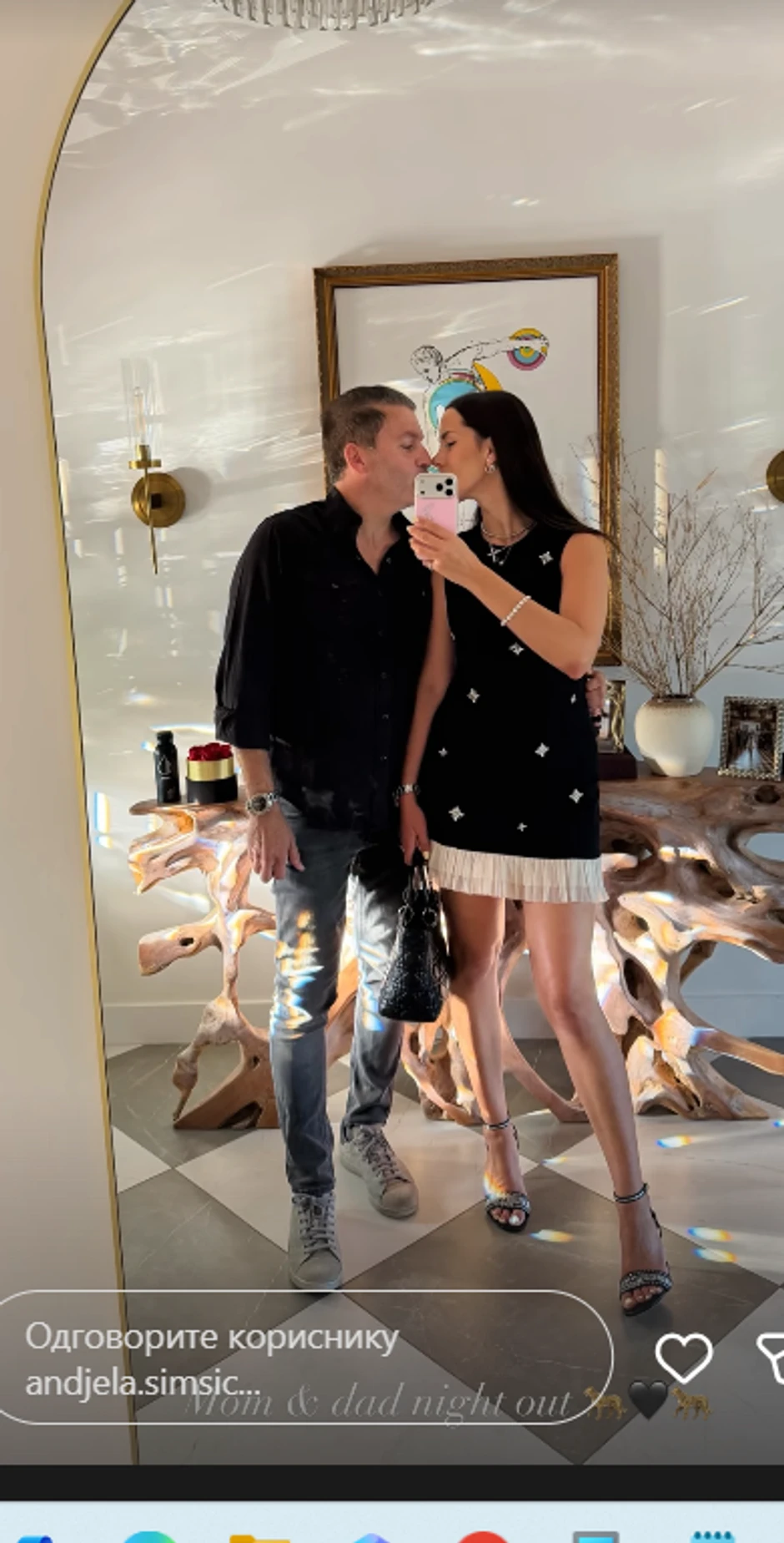 Anđela podelila sliku sa mužem 