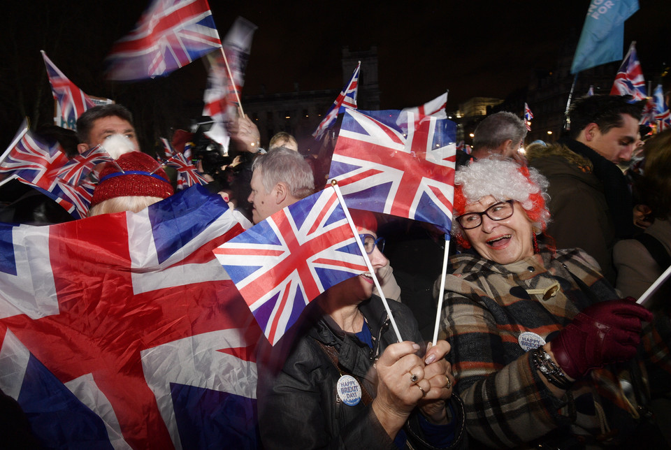 Brytyjczycy świętują Brexit