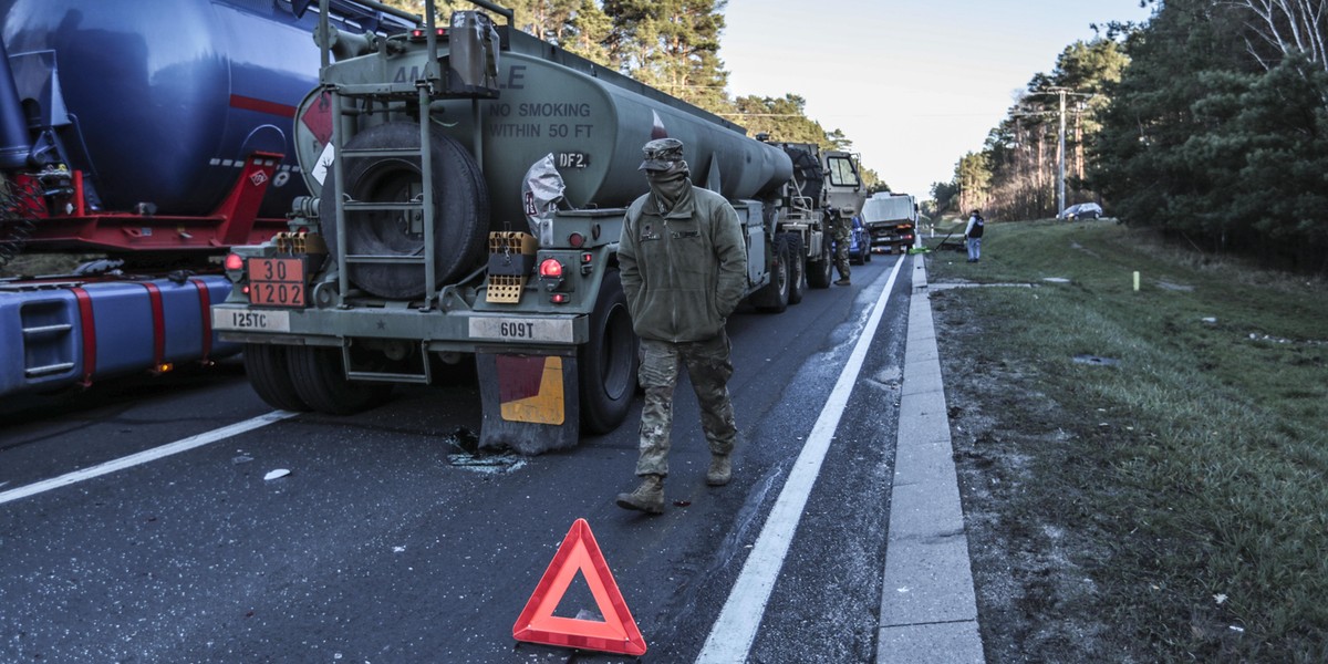 Groźny wypadek amerykańskich żołnierzy. Omal nie doszło do tragedii