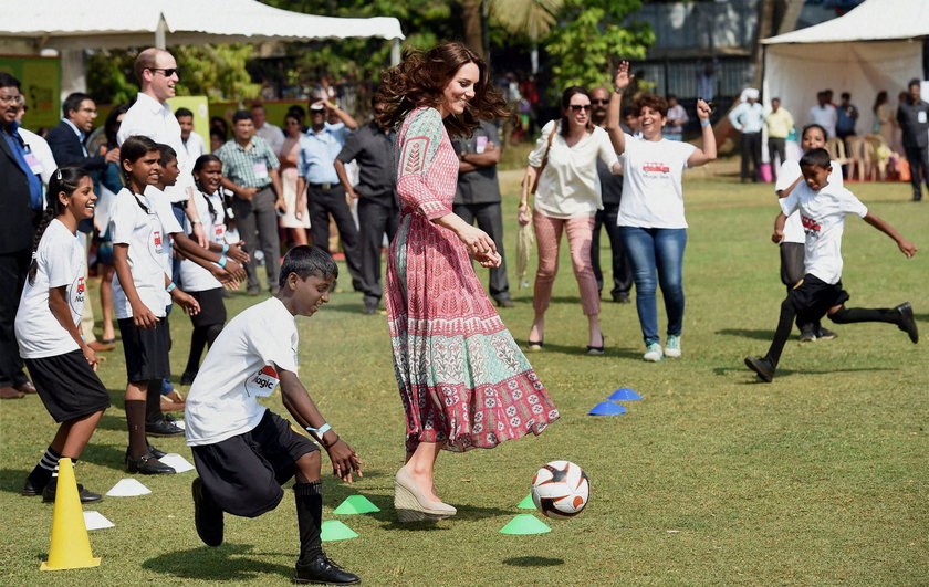 Księżna Kate i książę William w Indiach