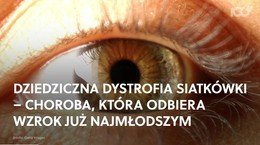 Dziedziczna dystrofia siatkówki - choroba, która odbiera wzrok już najmłodszym [WIDEO]