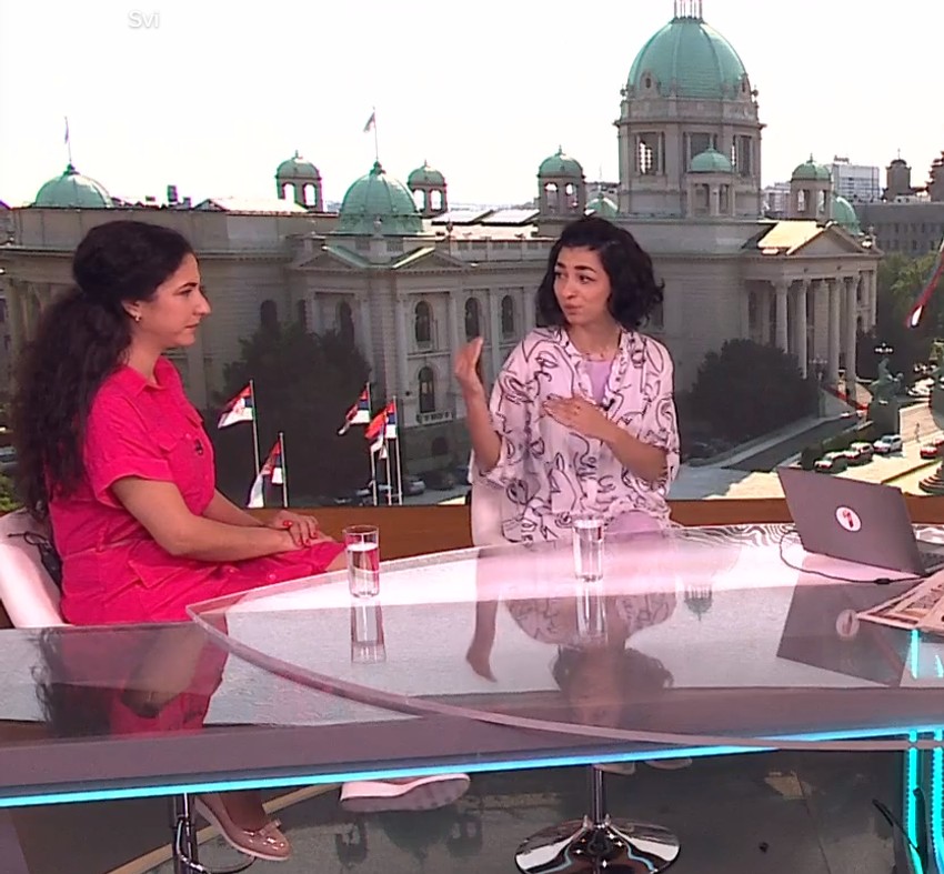 Jasmina i Dženet u TV emisiji