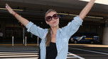 Joanna Krupa na lotnisku w Los Angeles