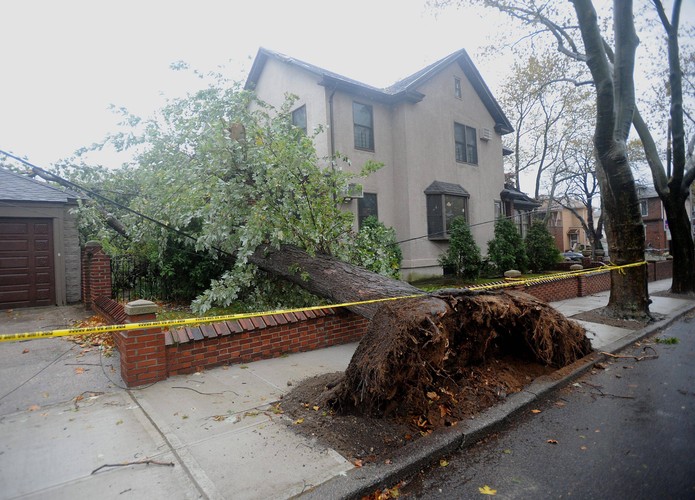 Zniszczenia dokonane przez Sandy