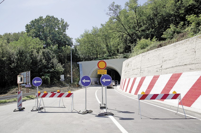 Radovi na putu ilustracija