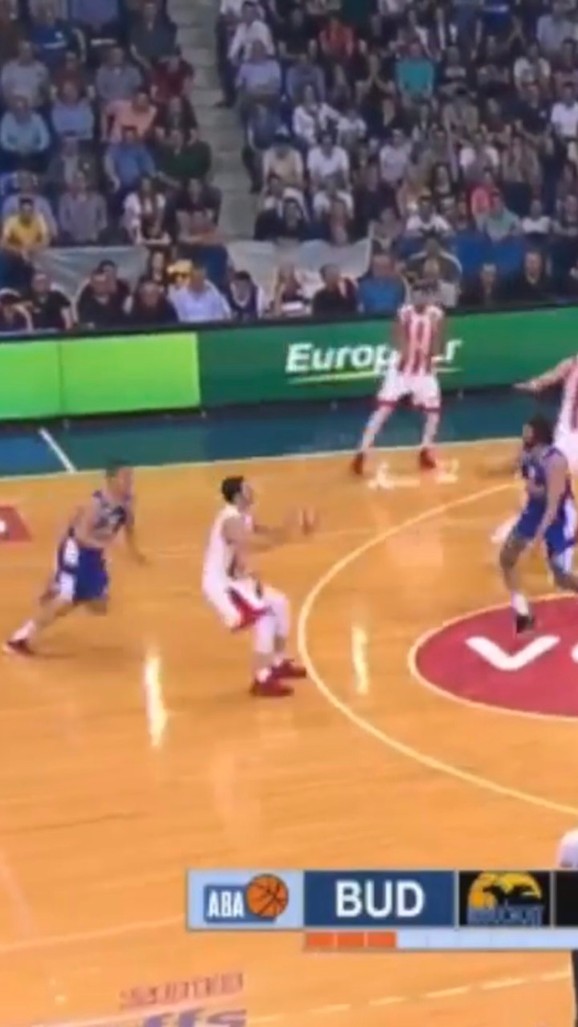 Arbitri su kod ove situacije oštetili Zvezdu za poen