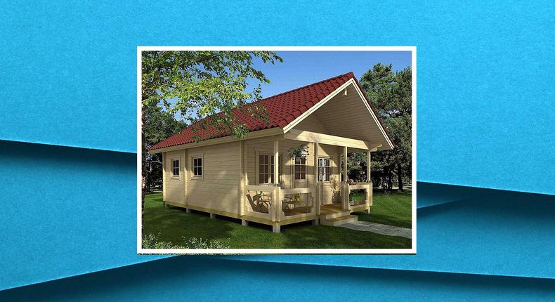 Buy And Build This Chalet-Like Tiny Home On Amazon