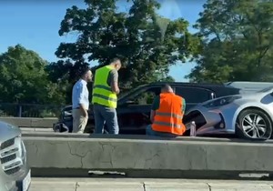 Saobraćajna nesreća na Brankovom mostu