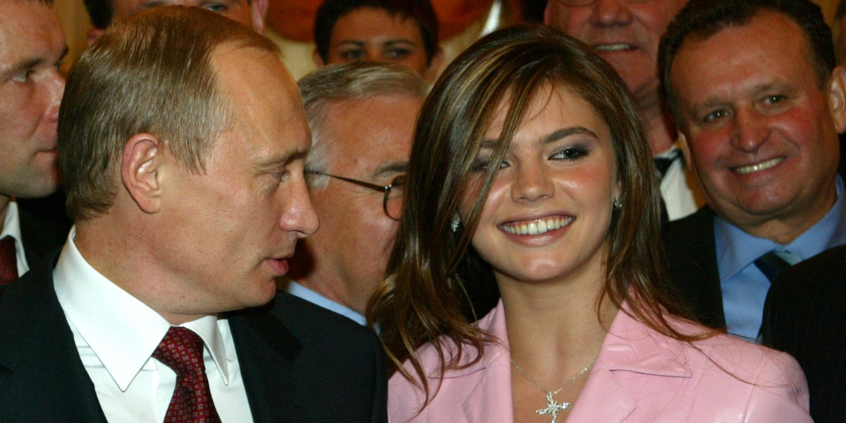 Władimir Putin i Alina Kabajewa w 2004 roku.