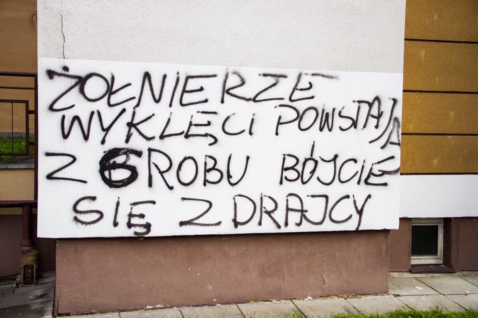 Graffiti przy ul. Rusznikarskiej