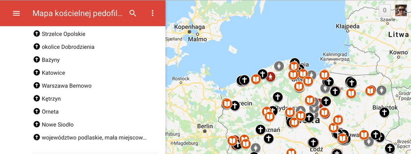 Opublikowano mapę pedofilii w polskim Kościele! Skrzywdzeni protestują w Warszawie