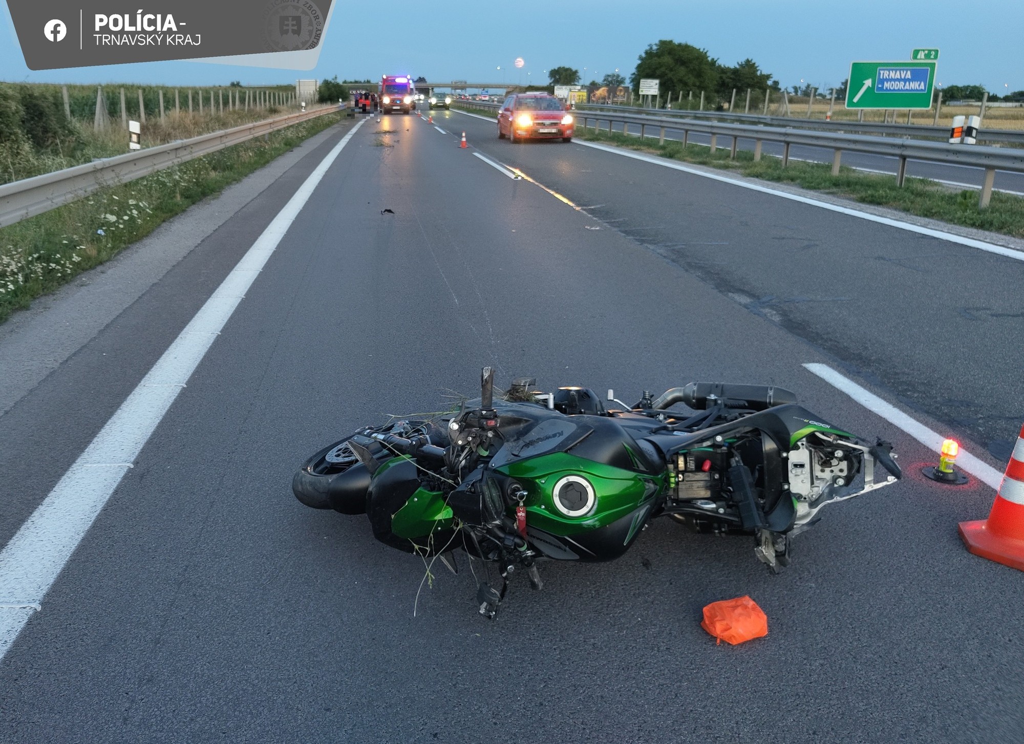 Tragická nehoda mladého motorkára.