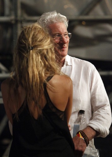 Richard Gere na koncercie The Rolling Stones w Hawanie