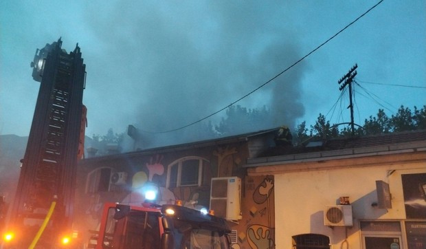 Požar u Bulevaru kralja Aleksandra