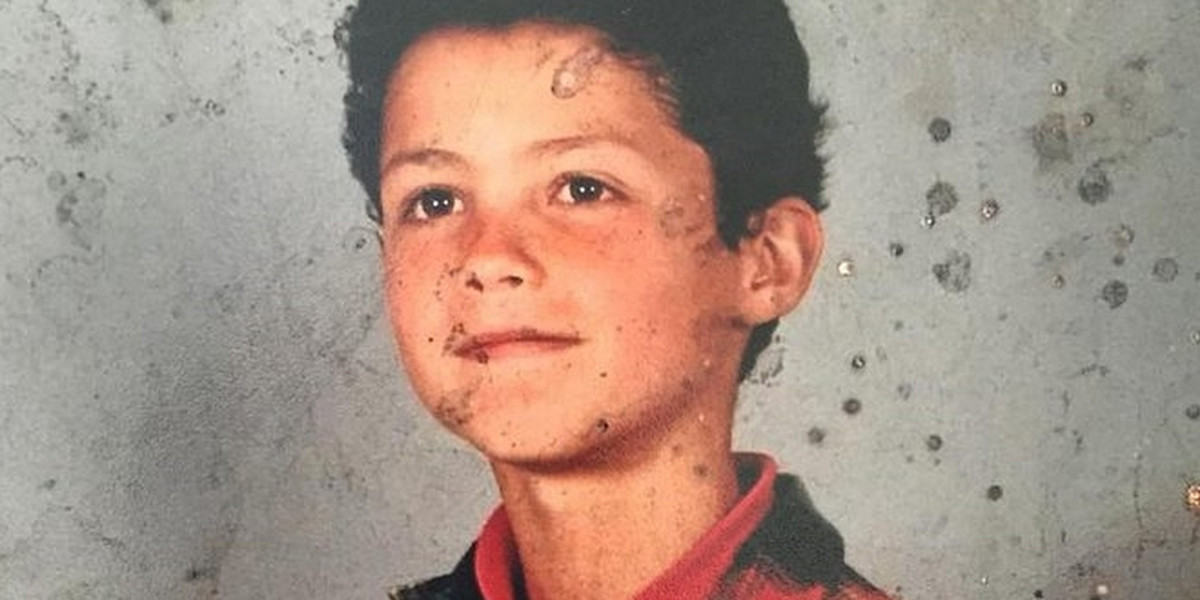 Tak wyglądał Cristiano Ronaldo w wieku 7 lat