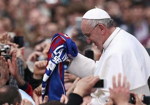 Papa Franja je bio veliki navijač Fudbalskog kluba San Lorenco de Almagro iz Buenos Ajresa | Foto: Getty Images