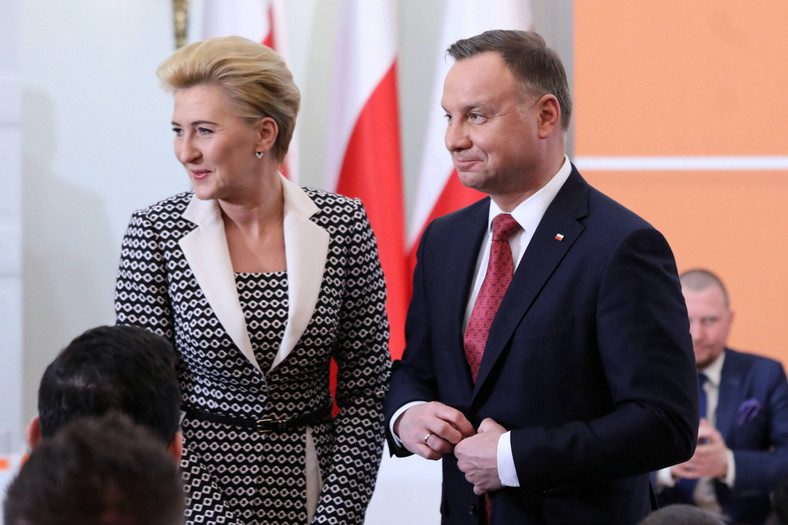 Andrzej Duda i Agata Kornhauser-Duda