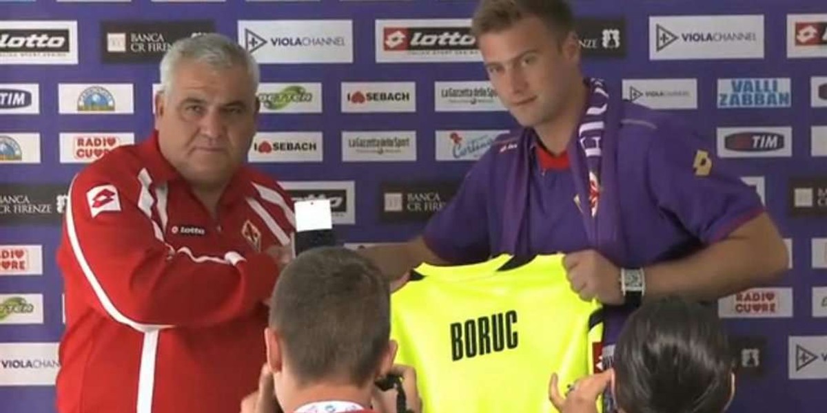 Artur Boruc oficjalnie zaprezentowany jako piłkarz Fiorentiny. Boruc jest szczęśliwy, że trafił do Włoch