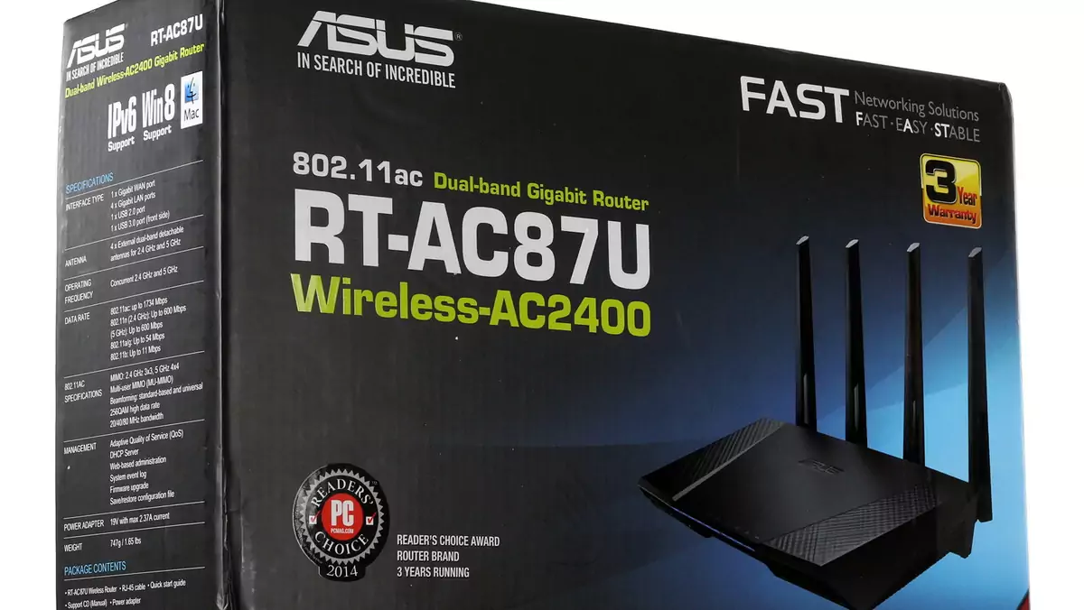 ASUS RT-AC87U – router stworzony z myślą o graczach i profesjonalistach