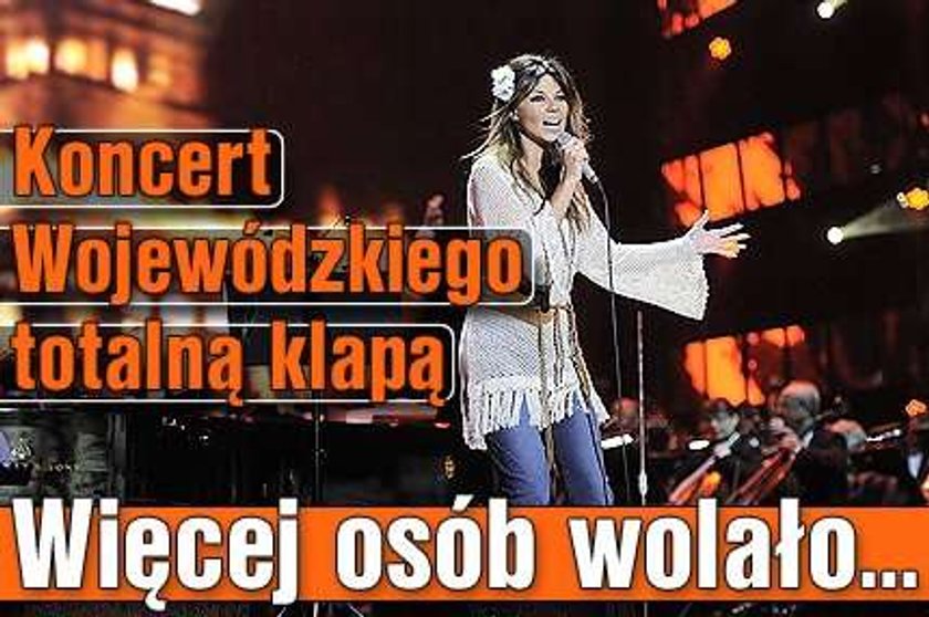 Koncert Wojewódzkiego totalną klapą. Więcej osób wolało...