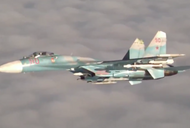 Rosyjski myśliwiec przechwytuje samolot NATO nad Bałtykiem [WIDEO]