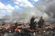 Explosion at Mexico Fireworks Market
