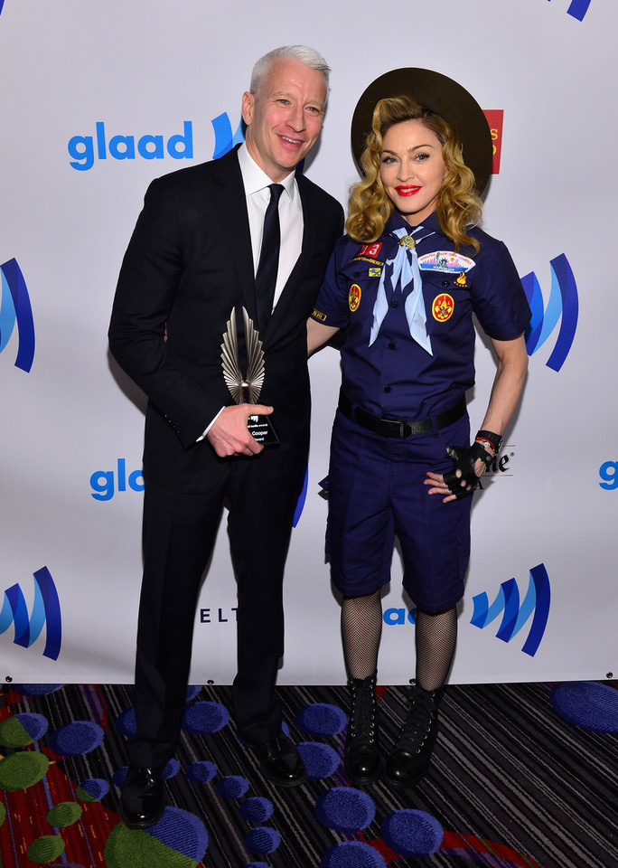 Madonna i Anderson Cooper