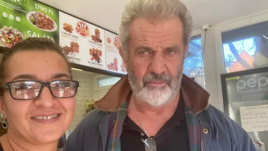 Mel Gibson megéhezett, beugrott egy gyrosra – fotó 